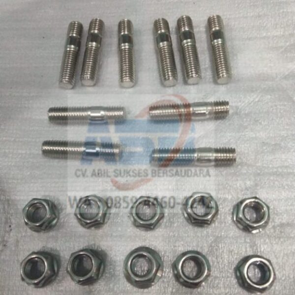 M3400-1118404A - DOUBLE SCREW BOLT + NUT = 10PCS