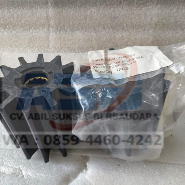 3886760 - IMPELLER SEA WATER PUMP VOLVO